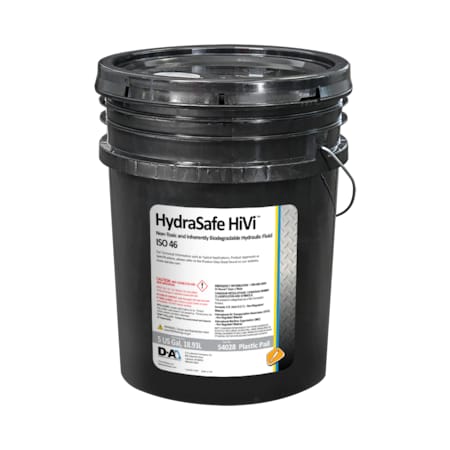 D-A Lubricant Co D-A HydraSafe HIVI Hydraulic Fluid ISO 46 - 5 Gallon Plastic Pail 54028
